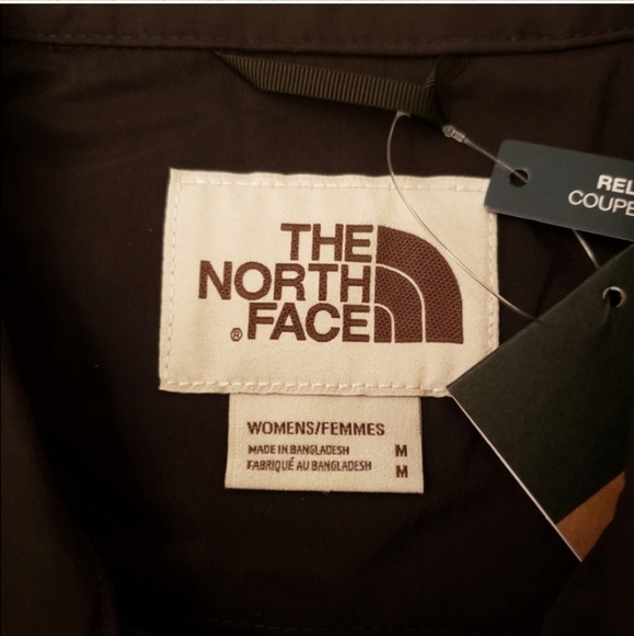 North Face Coach Collard Jacket Black Wind Wall Technology Size Medium NWT - Picture 6 of 12